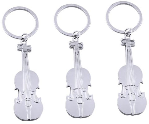 OATIPHO 3 Pezzi Ciondolo Per Strumento Musicale A Forma Di Chiave Di Violino Per Decorazioni Con Chiavi Materiale Sicuro Unico