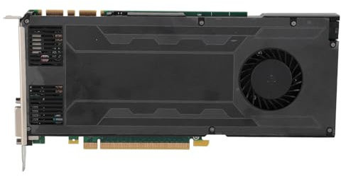 Gugxiom Grafikkarte, 4 GB GDDR5 -Speicher -GPU, 1344 Cores Gaming -Grafikkarte mit Leistungsstarker Grafikverarbeitung für Professionelle Grafikmodellierung und Rendering -Anwendungen