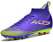 GOGOUP Mens Football Shoes Outdoor Professional Training Football Boots High Top Spikes Youth Children's Astro Turf Soccer Shoes Unisex Purple 6 UK