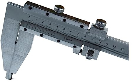 LXZSMH Messschieber, 0–500 mm robuster Messschieber, 500 mm, 20 Zoll, Schiebe-Messschieber, Messwerkzeuge, Messgerät mit Spitzenbacken