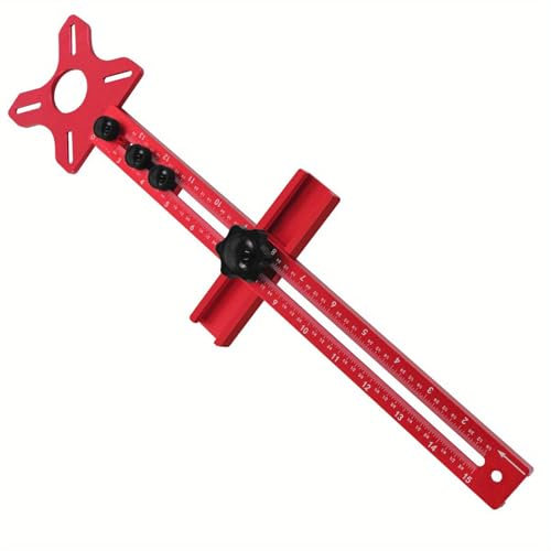 Router Jig - Fresadora manual de enrutador, herramienta de sujeción para router, herramienta de plantilla ajustable, 4 en 1, ranuras, enrutador, base precisa de carpintería, de posicionamiento