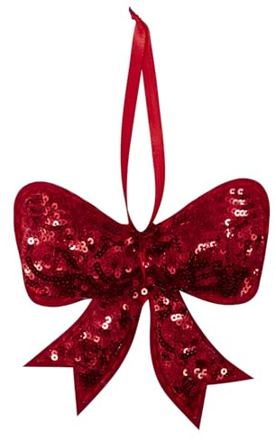 Trimits Christmas Felt Decoration Kits, 12.5 x 12.5cm, Sequin Bow