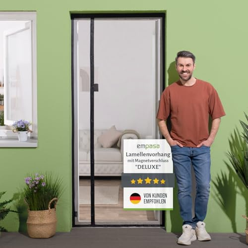 empasa Fliegengitter Tür Magnet Fliegenvorhang DELUXE seitliche Öffnung