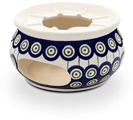 Bunzlauer Keramik Stövchen Ø13.9 cm für Teekanne/Kaffeekanne Dekor 8