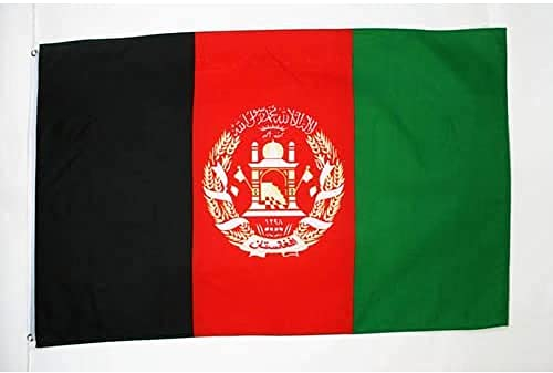 AZ FLAG - Flagge Afghanistan - 150x90 cm - Afghanische Fahne 100% Polyester mit Messing-Ösen - 110g