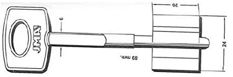 JMA - Llave En Bruto Gorja Laton Jma