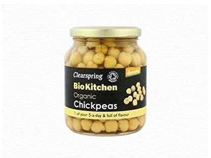 Clearspring Demeter Organic Chickpeas 350g x 6 (Pack of 6)