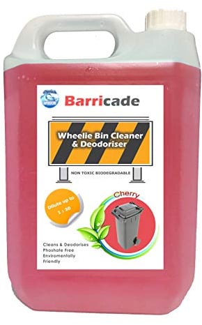 5L Barricade Wheelie Bin Cleaner and Deodoriser - CHERRY