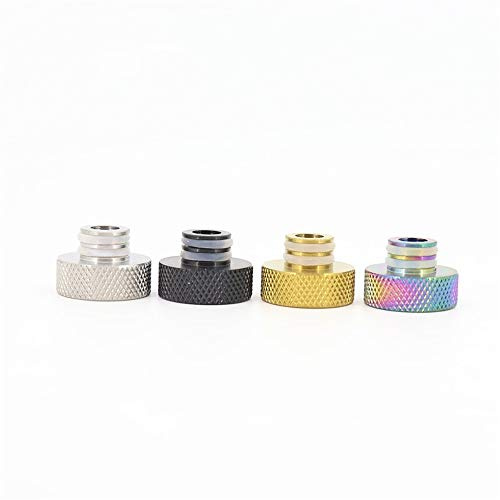 4pcs Adaptateur de goutte à goutte en acier inoxydable 510 à 810 Sans tabac ni nicotine (Bundle : 4pcs, Color : Each one)