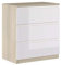 Iconico Home MIK Modern, Cassettiera 3 cassetti, Camera da letto, Cameretta ragazzi, Studio, Hobby, 80x44,5xh87 cm, Rovere