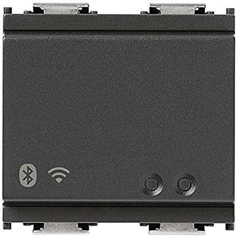 Vimar 16497 Idea Gateway connesso IoT Bluetooth Wi-Fi per integrazione, configurazione, supervisione di VIEW Wireless, mediante Cloud e App, 2 moduli