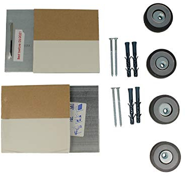 tecuro 494016 - Magnet Spiegelbefestigung für Spiegel bis max. 1,0 m², unsichtbar