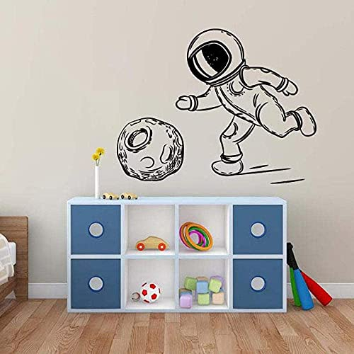 Fußball Wandtattoo Fußballspieler Tor Score Fans Ballspiel Stadion Teamwork Wandaufkleber Kinderzimmer Junge Schlafzimmer Dekoration Aufkleber 73X57Cm
