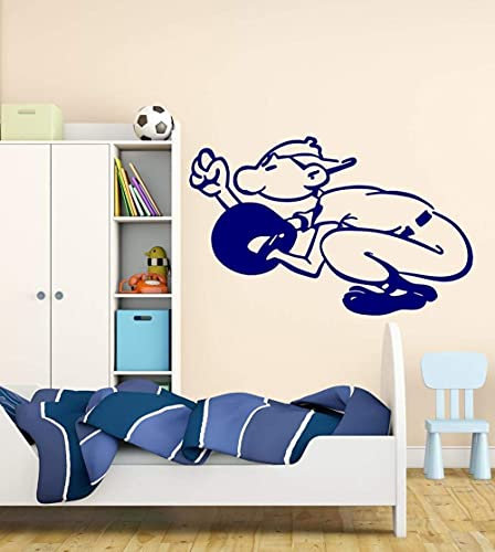 Baseball Fangen Handball Vinyl Aufkleber Wandaufkleber Sport Jungen Schlafzimmer Spiel Wandaufkleber Teenager Zimmer Abnehmbare Dekoration 42 * 66 Cm
