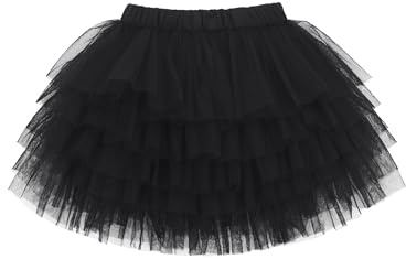 Bebè Bambine Ragazze Gonna Tutu a Strati Principessa Corta Mini Tutù Danza Classica con Elastico in Vita Costume Accessorio Basic Taglia del Produttore 80/90/100/110/120/130