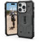 Urban Armor Gear Pathfinder Hülle kompatibel mit Apple iPhone 15 Pro Case [Wireless Charging/Magnetisches Aufladen kompatibel, Fallschutz nach Militärstandard] Silber