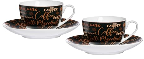 Ritzenhoff & Breker Kaffee-Serie Aromatico Größe Cappuccino-Set 4 tlg. 220 ml Aromatico