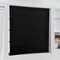 Temporary Blinds/Stick On Blinds for Windows With Clips - Pleated Shades Paper Blind Light Filtering - Shade For Bedroom, Bathroom, Kitchen - Temporary Shade Blinds- 92cm X 180cm (Black, 2)