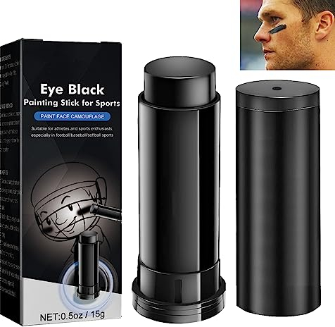 Sports Eye Black Stick,Wischfester Eye Stick,Football Stick Sports Eye Black Stick,Sporting Face Paint Stick,Wasserfester Eye Black Stick Für Baseball-Softball,Sports Eye Black Paint Stick