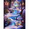 Woplagyreat Diamond Painting Erwachsene Diamant Bilder Dimondpaintin Blumen 5d Landschaft Diamanten Crystal Art Rahmen 70x40 Groß Deko Wohnzimmer Wanddeko Schlafzimmer Pflanzen Aesthetic Traumland