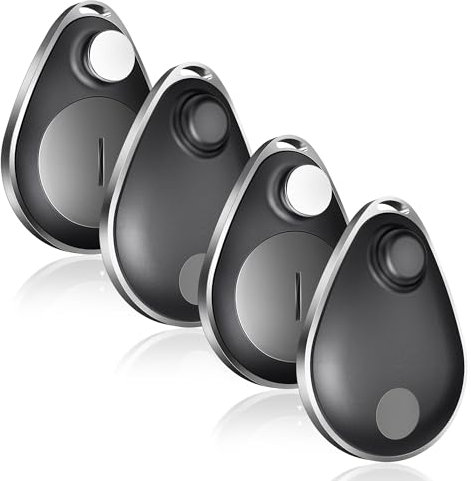 UtagPro GPS-Tracker für Kinder, 4 Stück, Schlüsselfinder, IP67 wasserdicht, Verlustmodus, Bluetooth-Tracker, nur iOS, Privatsphäre