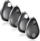 UtagPro GPS Tracker for Kids 4 Pack, Key Finder Works with Apple Find My (iOS only), IP67 Waterproof, Privacy Protection, Lost Mode, Bluetooth Tracker for Children, Elderly, Pets, Backpack(Black)