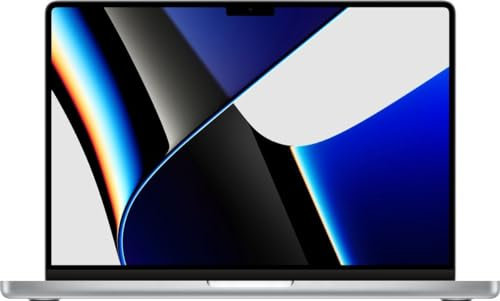 2021 Apple MacBook Pro with Apple M1 Max Chip (14-inch, 32GB RAM, 512GB SSD Storage) (QWERTY English) Silver (Renewed)