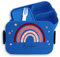 Kinder Bento Box Midi für Mepal Bentobox - Brotbox Regenbogen Lunchbox Rainbow mit Namen I - 900 ml - Blau - brotdose kindergarten vesperbox mädchen schule personalisierte geschenke kind