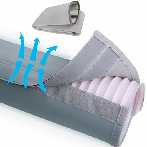 Cubierta de manguera aislada para aire acondicionado portátil cubierta de manguera para aire acondicionado universal para 12,7-15 cm de diámetro aislado