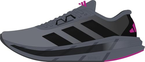 adidas Questar 3 Running Shoes, Scarpe da Corsa Uomo, Onix/Core Black/Purple Burst, 47 1/3 EU