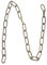 MOLUCKFU 1stk Kristall-kronleuchterkette Spiegelbild Aufhängekette Deckenventilator Hängende Kette Pendelleuchte Befestigungskette Schwarze Pendelleuchten Lüfter Lichterkette Schmiedeeisen