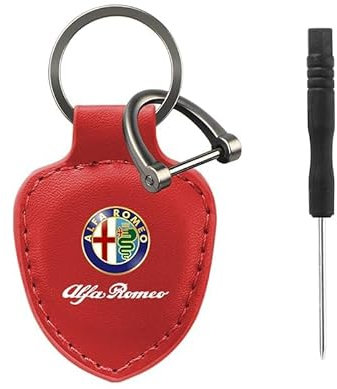 AYHYA Auto Schlüsselanhänger für Alfa Romeo GTV MiTo Spider Stelvio Tonale, Tragbar, Mehrzweck, C-OneSize