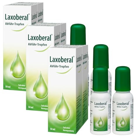 Laxoberal® Abführtropfen | Abführmittel bei Verstopfung | 3x100 ml | Schonende und wirksame Linderung bei Verstopfung | Wirkstoff Natriumpicosulfat | Abführtropfen für individuelle & sanfte Dosierung