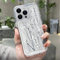 Floral Clear Case for iPhone 15 6.1, Flower Pattern with Lavender Design Cover, Slim Flexible Silicone TPU Aesthetic Protective - Elegant Flower Phone Case (Lavender)