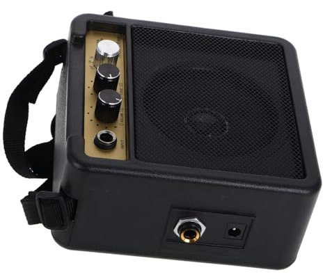 OSALADI Mini Guitar Amp Electric Guitar Amplifier Portable Bass Mini Amp for Acoustic High Fidelity Sound Speaker