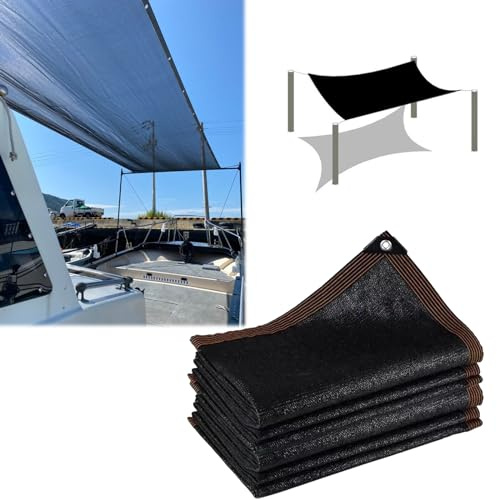 Voile d'ombrage d'extérieur avec protection UV à 90 % de protection UV, filet d'ombrage respirant et rafraîchissant, avec œillets, idéal pour jardin, terrasse, piscine (dimensions : 1 m x 3 m)