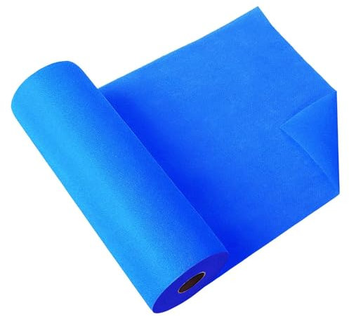 Longing Home Tischläufer, Tischband, 0.3 × 25M, Blauer See, Einweg Vlies Stoffähnlich Tischdecke Rolle, Hochzeit, Geburtstag, Party, Dekoration