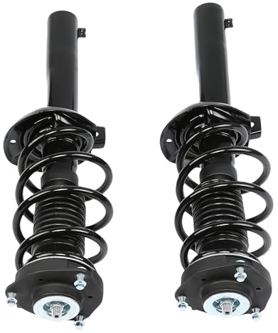 2x Gasdruck Komplett zusammengebaut Stoßdämpfer Federbein Satz Vorne Rechts und Links Kompatibel mit Audi A3 8P für VW Golf V 1K1 Touran 1T Caddy III für Seat Altea Toledo III 5P Skoda Octavia II 1Z 1