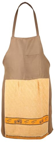 JIIENO Kochschürze mit Verstecktem Penis, Prank Apron mit Versteckter Überraschung, Witzige Grillschürze für Männer, Kostüm Geschenke, Wasserdichte Schürze für Köche, Grillfreunde, Küche Backen