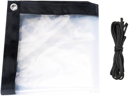 QOXEZY Isoliertes transparentes Pflanzen-Gewächshaus für den Außenbereich – PE witterungsbeständiger Winterschutz mit UV-stabilen Klarsichtplatten für Balkon, Garten & Pavillon (2 x 2 m)