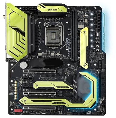 Motherboard Fit For ASRock Z590 OC FORMULA Motherboard LGA1200 Support I9-11900KF I7-10700K I5-10400F I5-11600K CPU Intel DDR4 4800MHz M.2 ATX