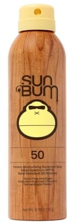 Sun Bum Spray Sunscreen SPF 50 (Sonnenschutz Spray, veganisch, ohne Gluten) USA