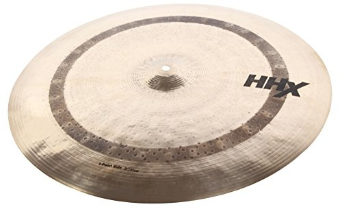 Sabian - 21 HHX 3 Pt. Ride Brilliant Finish, Drumset Cymbals, Sounds, Effects, & Gongs (12118XBJD)