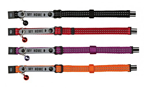 TX-41576 Cat Collar with Address Tag, farblich sortiert