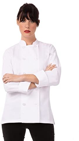 Chef Works Le Mans - Abrigo de chef para mujer (BCW004)