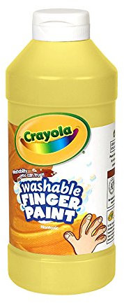 CRAYOLA LLC WASHABLE FINGERPAINT 16OZ YELLOW (Set of 3)