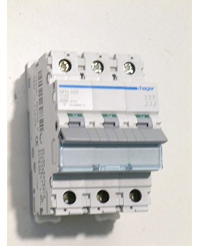 disjoncteur hager - 3 pôles - 32a - 6ka - courbe c - vis / vis