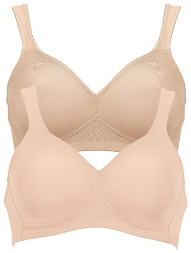 Anita 2er Sparpack BH ohne Bügel Twin 5493 Gr. 85F in 1xdesert 1xskin