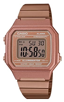 Casio Orologio Unisex Digitale Al quarzo con cinturino Acciaio inossidabile B-650WC-5A