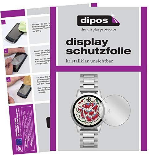dipos I 6X Schutzfolie klar kompatibel mit Tory Burch Gigi Watch 40mm Folie Displayschutzfolie